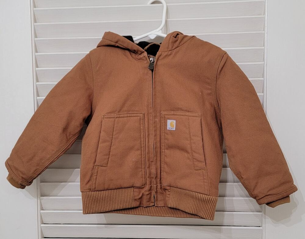 Carhartt Insulated Hooded Jacket Toddler Size 24 Month